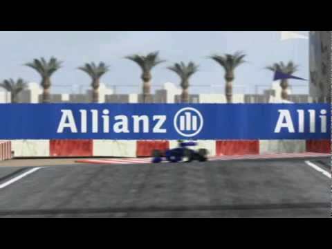 Yas Marina circuit video animation