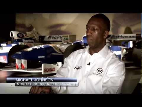 Michael Johnson Performance visits Williams F1