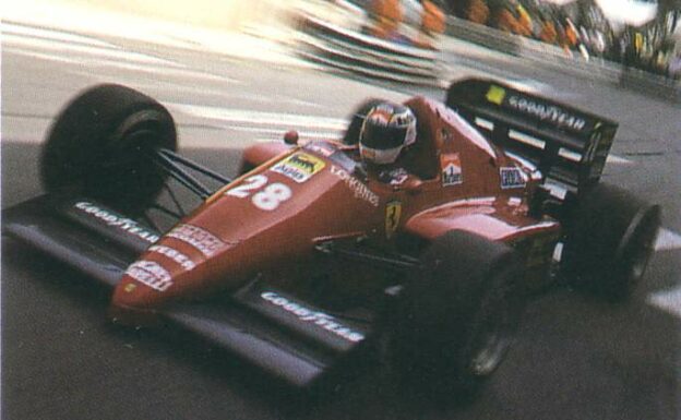 Stefan Johansson, Ferrari F1 86, 1986 Monaco GP