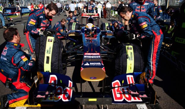 Jean-Eric Vergne first grid in Australia with the Toro Rosso STR7 (2012)