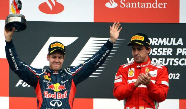 Sebastian Vettel and Fernando Alonso