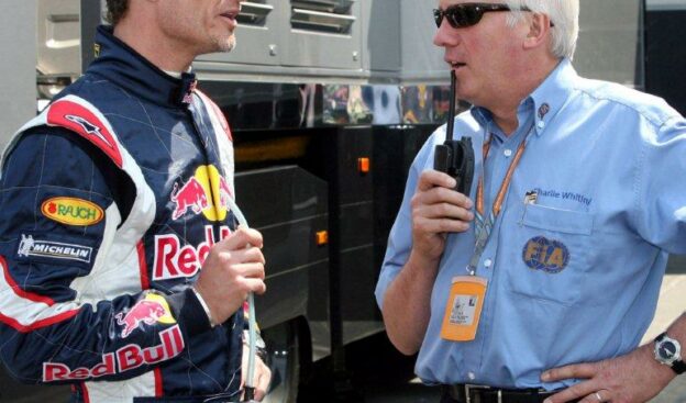 David Coulthard and Charlie Whiting