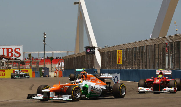 Paul di Resta, Force India VJM05, 2012 European GP