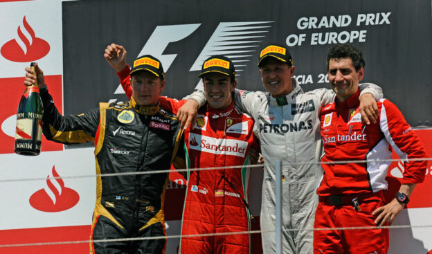 Podium Valencia 2012