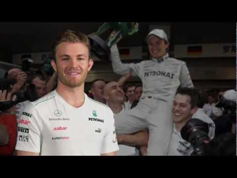 Nico Rosberg 111 Jahre Mercedes-Benz Motorsport in Hockenheim Formel 1 2012