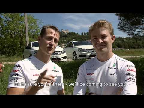 Nico Rosberg: Trailer Hockenheim GP with Michael Schumacher