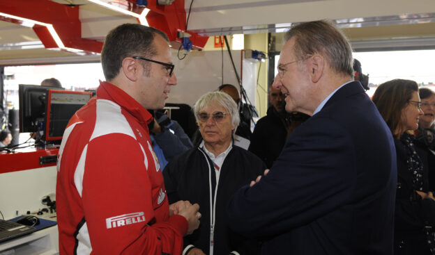 Domenicali, Ecclestone and Rogge British Grand Prix 2012