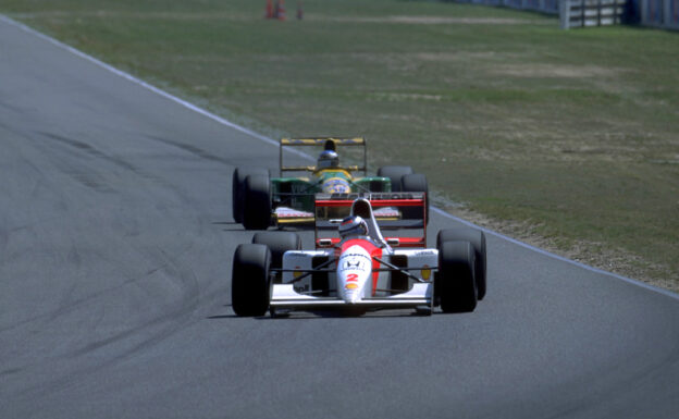 Gerhard Berger, McLaren MP4-7 Honda, 1992 British GP