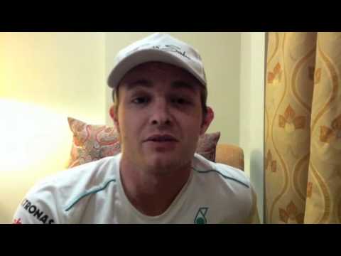 Nico Rosberg post-race message Bahrain 2012: "The stewards judged that it was tough but okay."