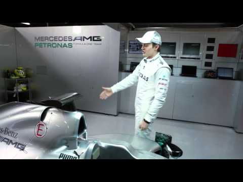 F1 Video Rosberg talks about his Mercedes W03 F1 car