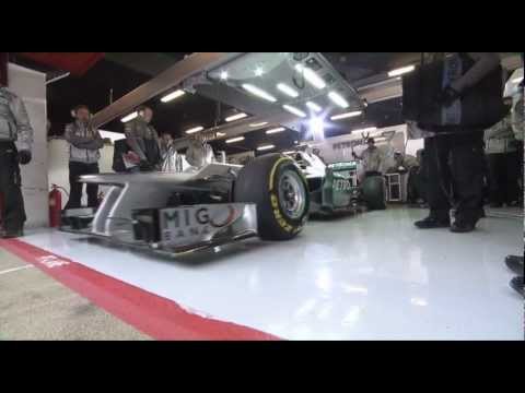 Nico Rosberg: Feature about the car launch 2012 of the W03 at Barcelona