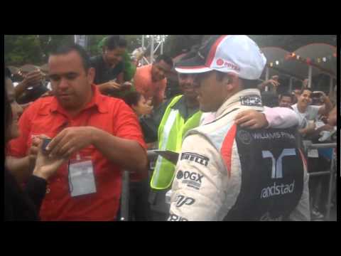 Pastor Maldonado in Caracas, Venezuela