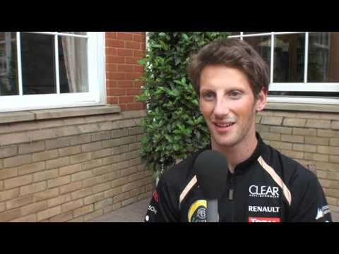 Romain Grosjean and his helmet design?