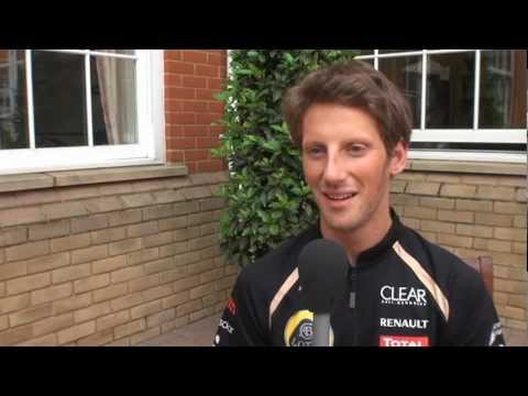 Romain Grosjean before Grand Prix of Great Britain