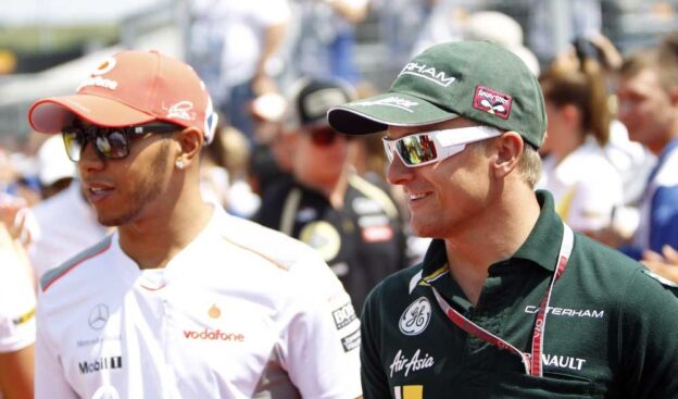 Heikki Kovalainen & Lewis Hamilton