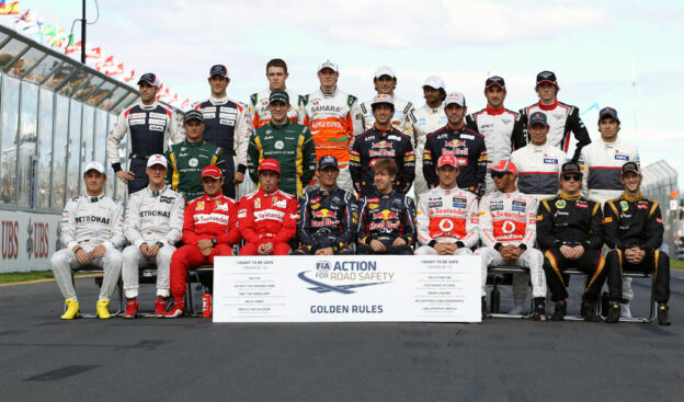 F1 drivers 2012 season