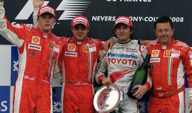 2008 formula 1 Grand Prix of France Podium