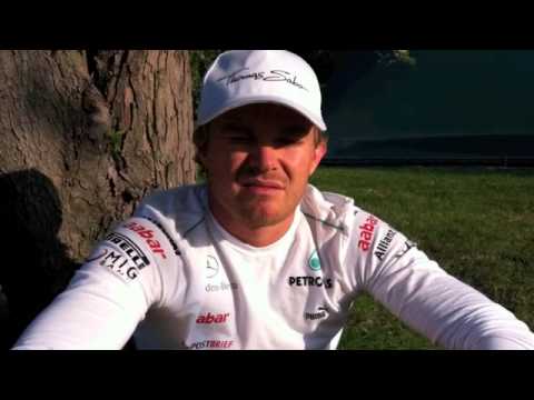 Nico Rosberg: Video message to his fans after P7 in Monza 2012