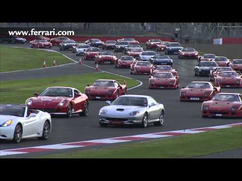 Ferrari Racing Days at Silverstone. Felipe Massa leads a record parade