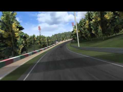 Animated lap Suzuka F1 circuit in Japan