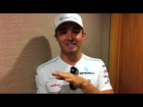 Nico Rosberg: video message after P5 in Singapore 2012