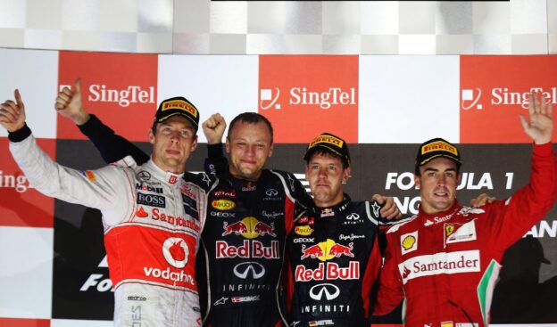 2012 Singpore Podium