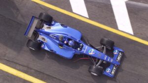 Jean Alesi driving the Prost