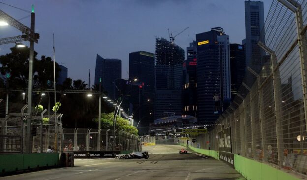 Results 1st Practice 2012 F1 GP of Singapore