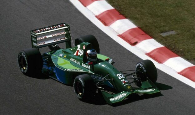 Michael Schumacher driving the Jordan