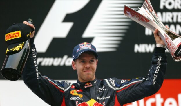 Sebastian Vettel wins India 2012