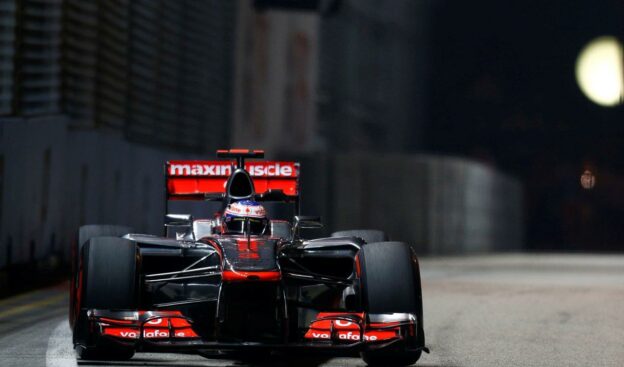 Jenson Button McLaren MP4-27 Singapore 2012