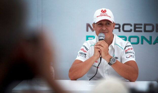 Schumacher retirement pressconference