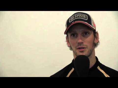 Romain Grosjean after Abu Dhabi Grand Prix