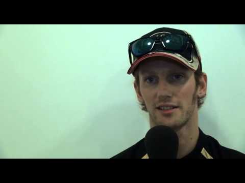 Romain Grosjean before 2012 Abu Dhabi F1 Grand Prix