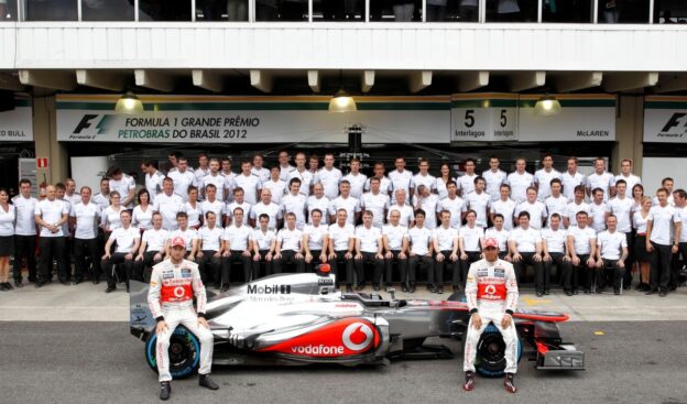 McLaren Team picture 2012 Brazil