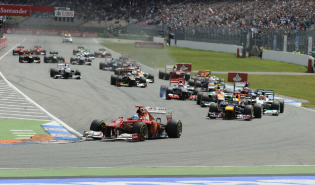 Start of the German F1 GP on Hockenheim 2012