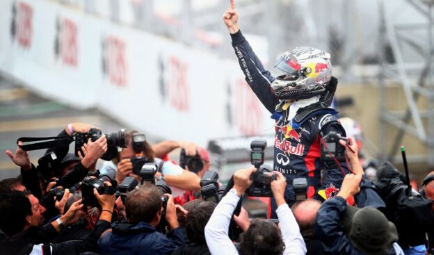 Sebastian Vettel becomes 2012 F1 drivers Champion at Brazilian GP