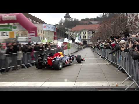 Sebastian Vettel Red Bull Racing F1 Show Run 2012 Graz