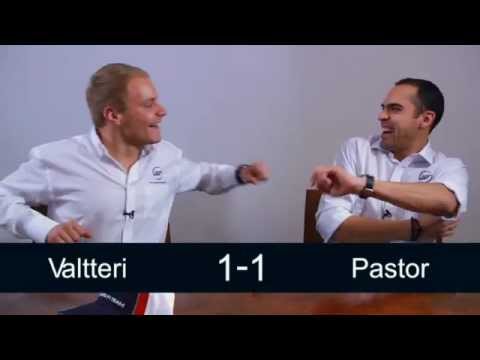 Pastor Maldonado and Valtteri Bottas get to know eachother ahead of the 2013 F1 season