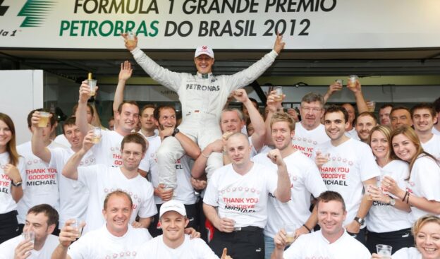 Michael Schumacher retiring party BRASIL 2012