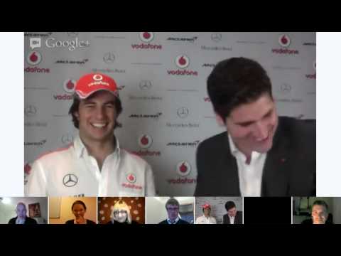 F1 interview Sergio Pérez at Vodafone McLaren Mercedes