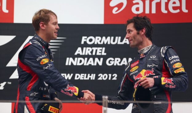 Vettel & Webber F1 GP India (2012)