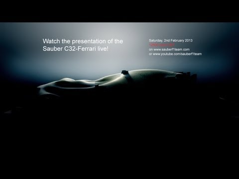 Live broadcast Sauber C32 F1 launch