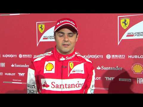 Massa & Alonso interviews after Ferrari F138 F1 launch