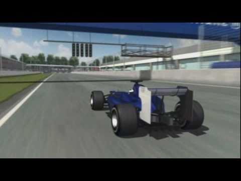 Lap of Silverstone F1 animation