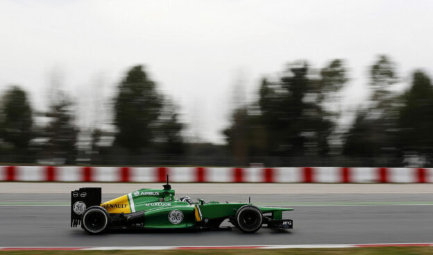 Giedo van der Garde driving the Caterham CT03 (2013)