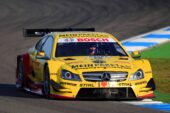 David Coulthard driving the DTM Mercedes touring car