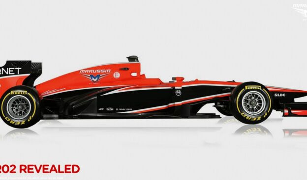 Marussia MR02 side