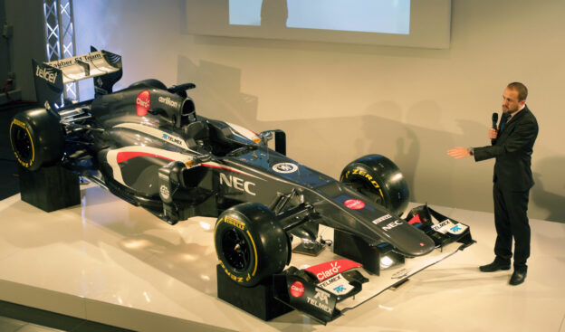 Matt Morris talksabout the launched Sauber C32