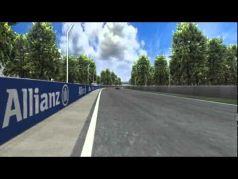 Animated lap of Gilles Villeneuve circuit Canada